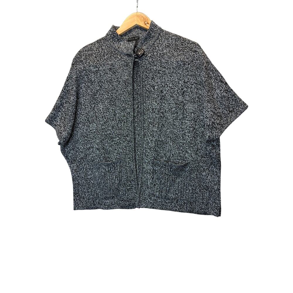 Tally Ho‎ Women's Size PXL Marled Knit One-Button Cardigan Sweater
